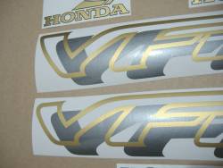 Honda VFR 750 FR 1996 red reproduction stickers