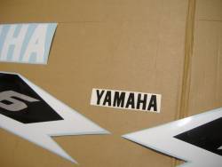 Yamaha YZF-R6 2003 5SL yellow logo graphics