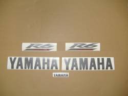 Yamaha YZF R6 2005 5SL black stickers kit
