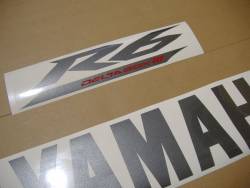 Yamaha R6 2005 RJ09 black labels graphics