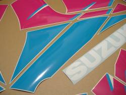 Suzuki gsx-r 750 1993 SRAD black stickers kit
