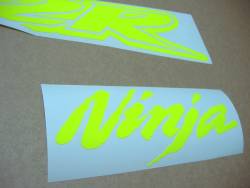 Kawasaki ZX-12R Ninja fluo neon yellow/green decals