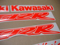 Kawasaki ZX-12R Ninja fluo neon red/orange graphics
