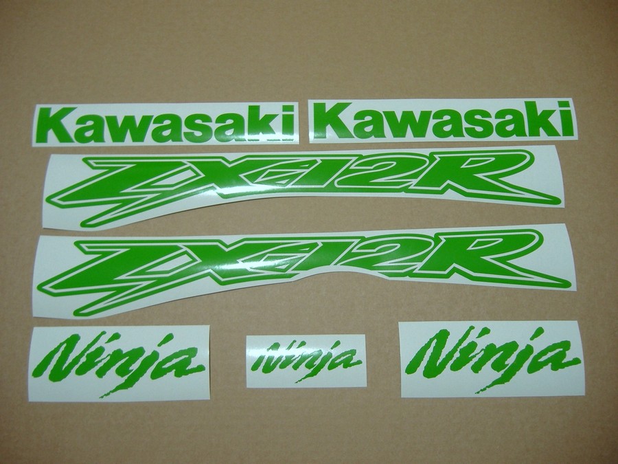 Kawasaki ZX-12R Ninja poison lime green graphics
