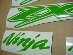 Kawasaki ZX-12R Ninja poison lime green adhesives