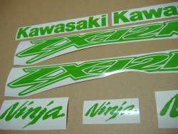 Kawasaki ZX-12R Ninja poison lime green stickers