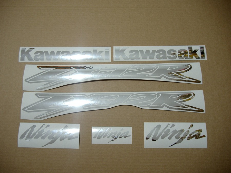 Kawasaki-zx12r-custom-chrome-grey-decals-kit