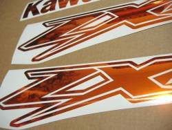 Kawasaki ZX-12R Ninja mirrored chrome orange graphics