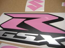 Suzuki GSXR Gixxer 600 srad soft pink sticker set