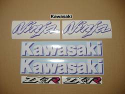 Kawasaki ZX-7R Ninja 1997-1999 red graphics kit