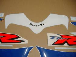 Suzuki TL 1000R 1998-1999 superbike white/blue graphics