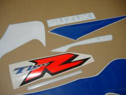 Suzuki TLR 1000 1998-1999 superbike white/blue graphics