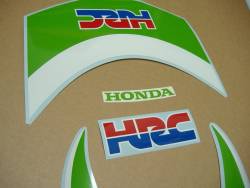 Honda CBR 1000RR lime green HRC 2010 graphics set