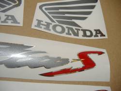 Honda CB 600S Hornet 2003-2004 silver decal set