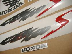 Honda CB600S Hornet S 2003 silver grey stickers