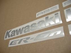 Kawasaki ER6N 650 ex-6 naked 2010 black adhesives
