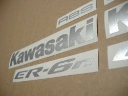 Kawasaki ER6N 650 ex-6 naked 2010 black stickers kit