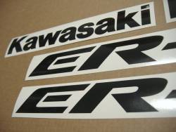Kawasaki ER-6N 650 streetfighter 2008 green adhesives