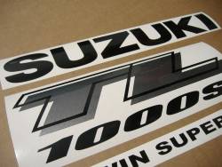 Suzuki TL1000s 1999-2000 V-twin yellow graphics set