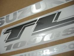 Suzuki TL1000s 2000-2001 V-twin black stickers kit