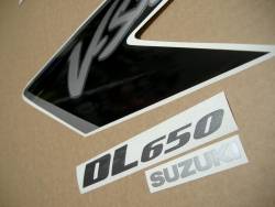 Suzuki DL650 V-Strom 2008 K8 matte black adhesives 