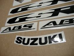 Suzuki GSR 600 ABS 2008 K8 silver gray decals stickers