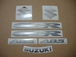 Suzuki GSR 600 ABS 2009 K8-K9 black decals kit