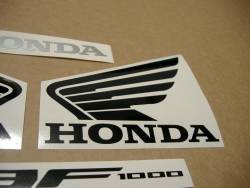 Honda CBF 1000 2010-2011 white emblems logo set