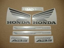 Honda CBF1000 2012 burgundy complete red decals set