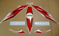 Yamaha R6 2006 RJ11 2CO white stickers