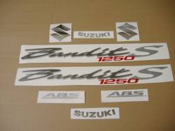 Suzuki Bandit GSF 1250S 2007 black complete decals set