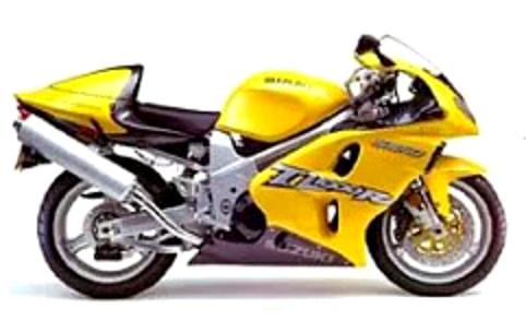 Suzuki TL 1000R V-twin 2001 yellow complete decals set