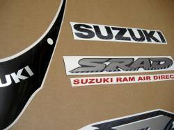 Suzuki TL 1000R V-twin 2001 yellow emblems logo set