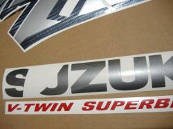 Suzuki TLR 1000 V-twin 2001 yellow complete decals set