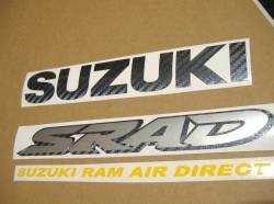 Suzuki TL1000R V-twin 2001 red logo graphics set