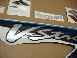 Suzuki V-Strom 650 2008 K8 blue logo graphics set