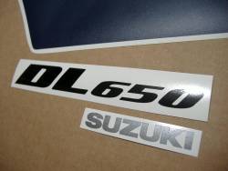Suzuki DL650 2005-2006 blue reproduction stickers