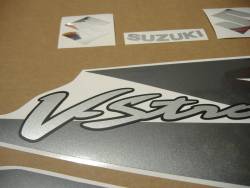 Suzuki DL 650 V-strom 2005 black replica adhesives kit