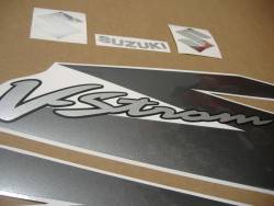 Suzuki DL 650 V-strom 2005 black replica graphics set