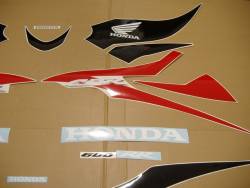 Honda CBR 600RR 2008 red stickers set