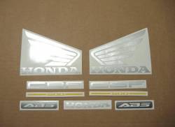 Honda CBF500 2005 black complete decals set