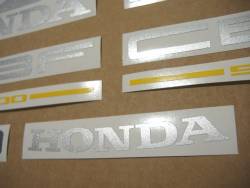 Honda CBF500a 2005 black logo graphics set