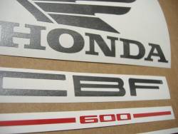 Honda CBF 600n pc38 2004 silver replacement graphics 