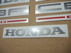 Honda CBF 600s pc38 2004 silver emblems logo set