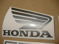 Honda CBF600 half-fairing 2004 gray replica decals kit