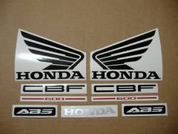 Honda CBF 600n pc38 2006 baby blue complete decal set