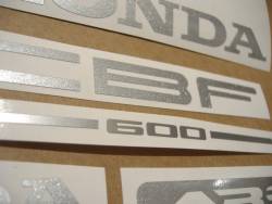 Honda CBF600s 2006 titanium grey replacement decals 