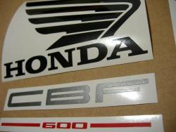 Honda CBF600 2005 pc38 silver replacement stickers 