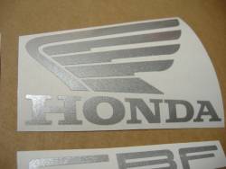 Honda CBF600n 2006 black replacement sticker set 