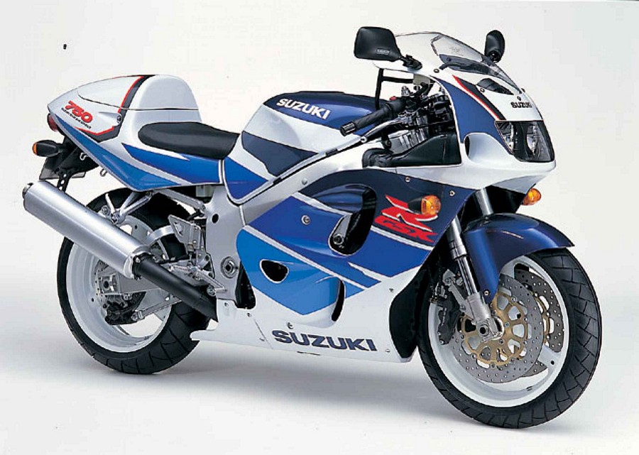 Suzuki gsx-r 750 SRAD 1996 reproduction decals kit